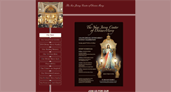 Desktop Screenshot of centerofdivinemercy.com