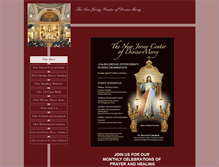 Tablet Screenshot of centerofdivinemercy.com